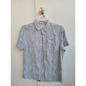 The Normal Brand Western Shirt Mens Medium Gray Cotton Shirt